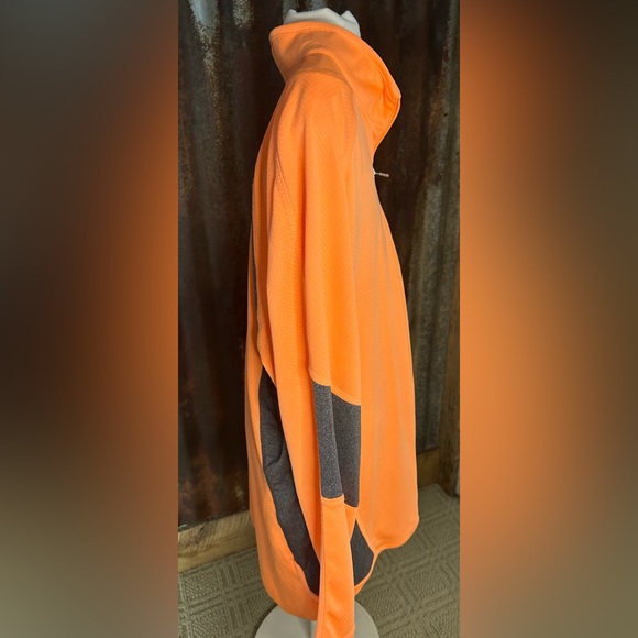 Avia Vibrant Orange Quarter Zip Athletic Pullover - Picture 4 of 7